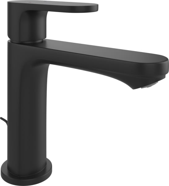 Смеситель для раковины Hansgrohe Rebris S 72517670 с донным клапаном, черный матовый