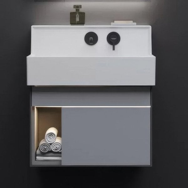 Тумба под раковину без столешницы KERAMA MARAZZI Logica M 65 серая