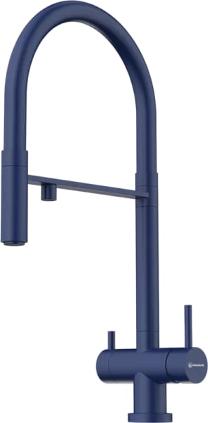 Смеситель для кухни Omoikiri Kanto IB indigo blue, с гибким изливом