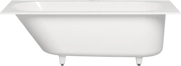 Ванна из искусственного камня Salini Ornella Kit S-Sense 170x75 см, встраиваемая, матовая белая, на 