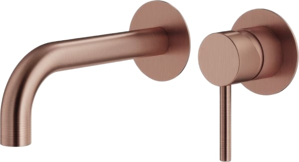Смеситель для раковины Plumberia Selection Ixo KITXO1135RS250 С ВНУТРЕННЕЙ ЧАСТЬЮ, брашированная мед