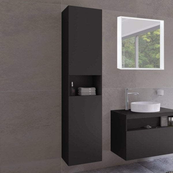 Шкаф-пенал для ванной Keuco Stageline 32831 L, вулканит