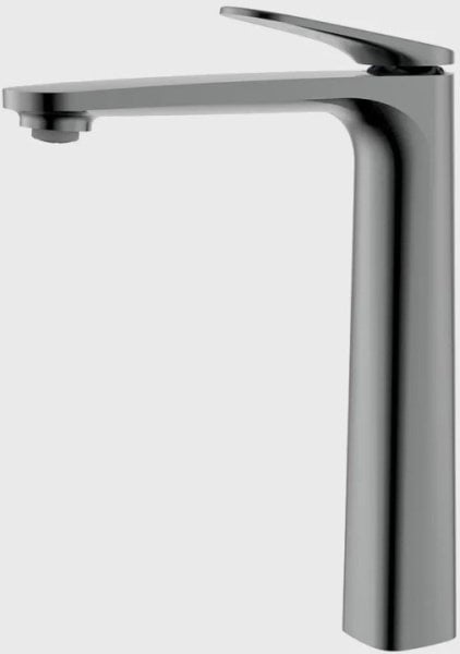 Смеситель для раковины AQUAme Imola AQM6714GM, вороненая сталь