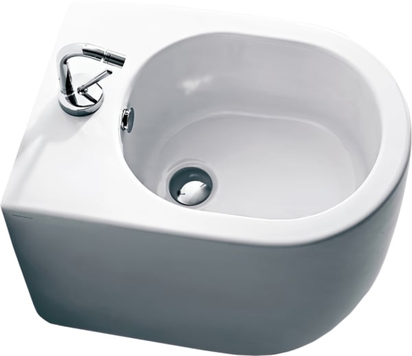 Биде напольное Kerasan Flo 312001 с креплениями