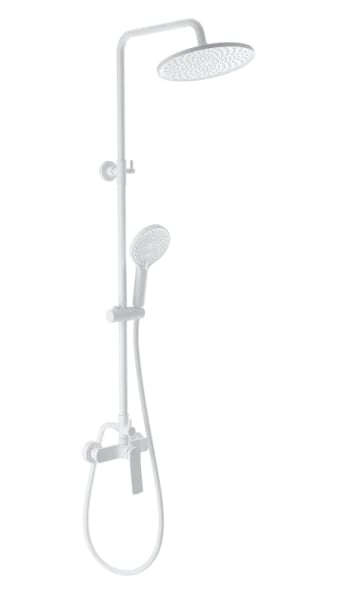 Душевая стойка Wonzon & Woghand WW-B3200-MW, матовая белая
