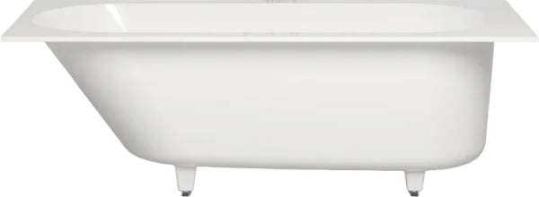 Ванна из искусственного камня Salini Ornella Kit S-Sense 160x70 см, встраиваемая, матовая белая, на 