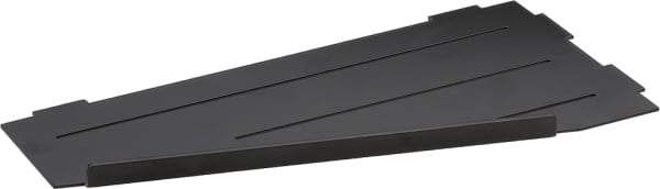 Полка Bemeta Cytro 101302410 угловая, с ограничителем, черная