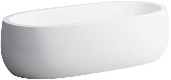 Ванна из искусственного камня Laufen Alessi 2.4597.2.000.000.1 185x85 см, отдельностоящая, матовая б