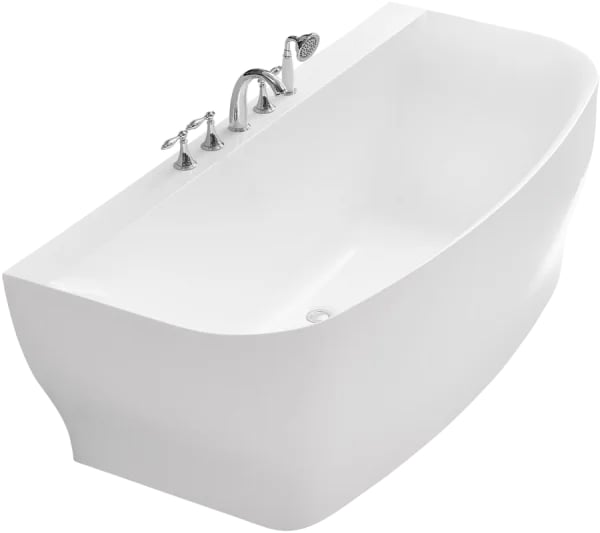 Акриловая ванна BelBagno 165x80 см, BB74-1650-W0