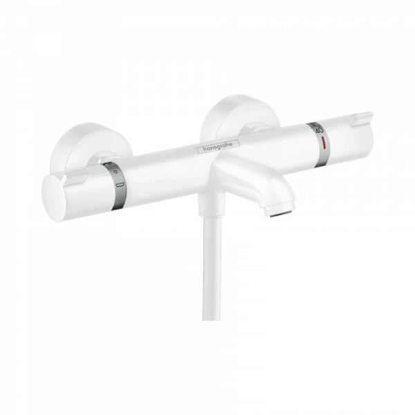 Термостатический смеситель Hansgrohe Ecostat Comfort ВМ 13114700, для ванны с душем, белый матовый