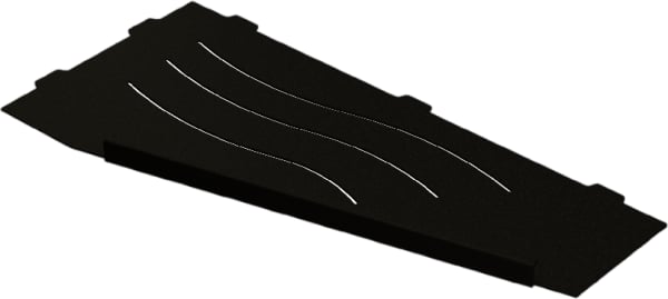 Полка RGW MT-11B R черная