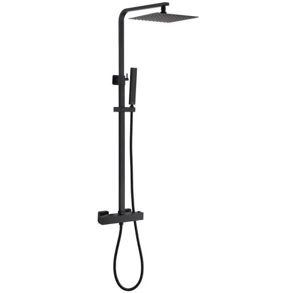 Душевая стойка Abber Daheim AF8260BL, матовая черная