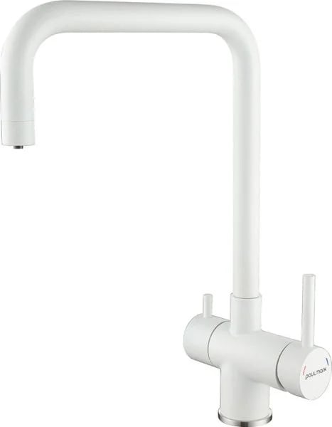 Смеситель для кухни Paulmark Wetter We213030-431 белый матовый