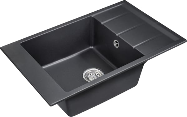 Мойка кухонная Emar Quartz EMQ-1780.Q, морион