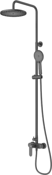 Душевая стойка Cezares Stylus STYLUS-CD-NOP, со смесителем, матовый черный