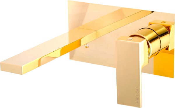 Смеситель для раковины Migliore Kvant Gold 25396 С ВНУТРЕННЕЙ ЧАСТЬЮ
