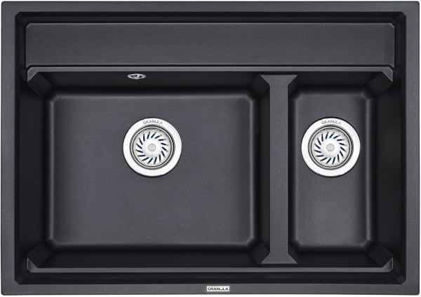 Мойка кухонная Granula Kitchen Space 7302, шварц
