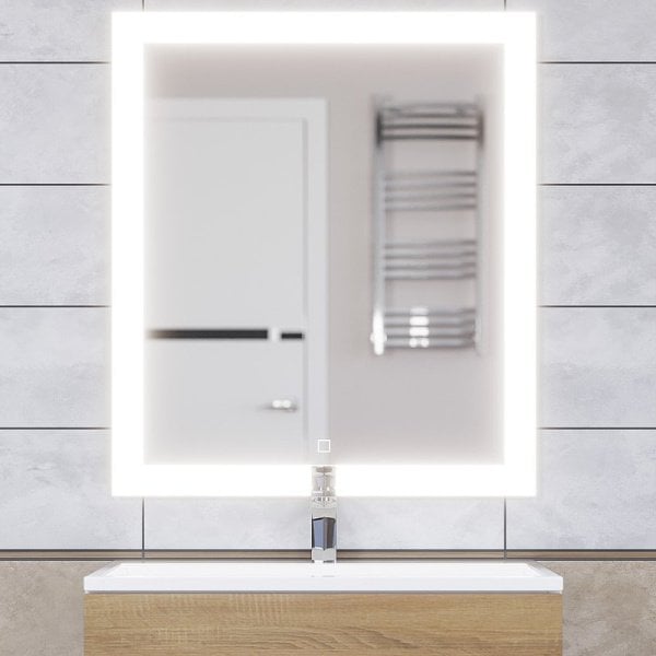 Зеркало Uperwood Barsa 70x80 с подсветкой, с антизапотевателем