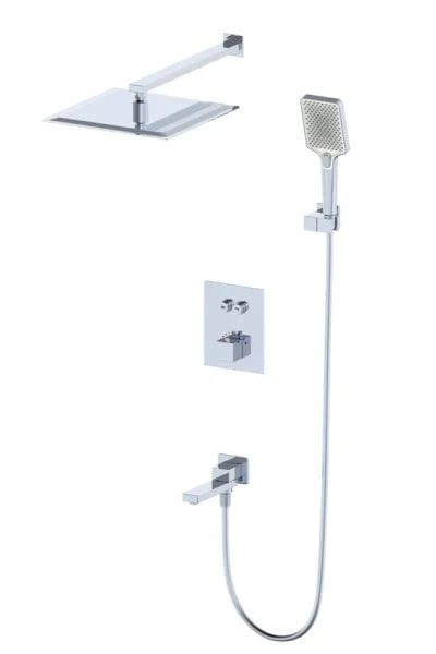 Душевой комплект Wonzon & Woghand WW-88929003-CR, С ВНУТРЕННЕЙ ЧАСТЬЮ, хром