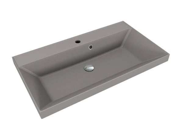 Умывальник ASTI 800x450 кварц, серый шелк