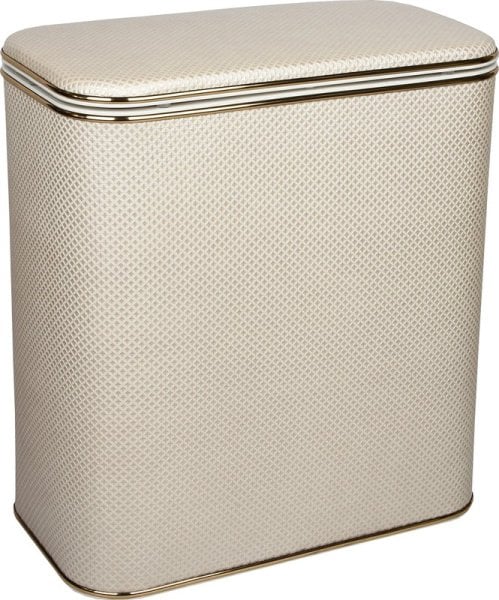 Корзина для белья Geralis RWG-M светлая, золото, малая