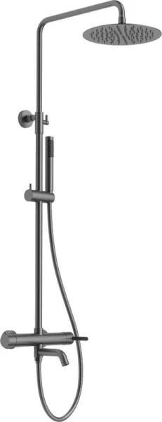 Душевая стойка AltroBagno Unione 030210 GrMt, оружейная сталь