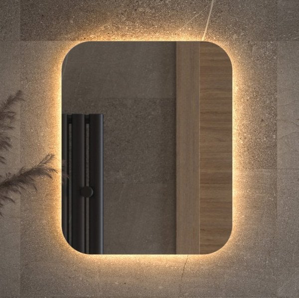 Зеркало Defesto Opti DF2811 40х50 с LED-подсветкой, 3000К