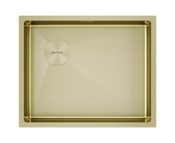 Мойка кухонная Paulmark Next-Skew 54-L UNI, PM885444-L-LG светлое золото
