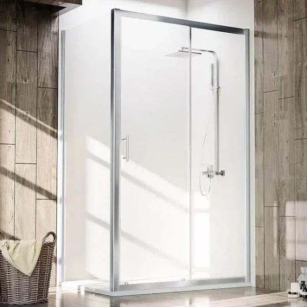 Душевой уголок Veconi Rovigo RV-072 140x90, профиль хром