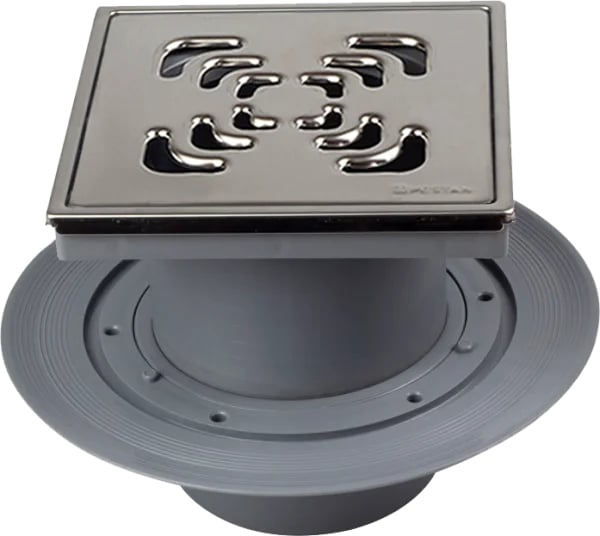 Душевой трап Pestan Square Mask Confluo Standard Vertical Square Mask 13000076, хром