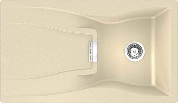 Мойка кухонная Schock Waterfall 45D (D-100) Cristadur аворио, интегрированная