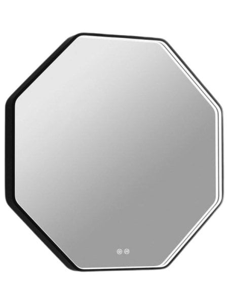 Зеркало в ванную с подсветкой Esbano ES-3311SD 60x60 см для ванной комнаты восьмигранное, со встроен