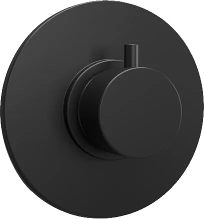 Переключатель потоков Paini Cox 78PZ471 С ВНУТРЕННЕЙ ЧАСТЬЮ, на три потребителя, черный