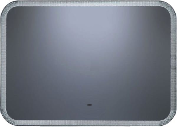 Зеркало Art&Max Messina 90х70 белое, с LED-подсветкой, 6000К