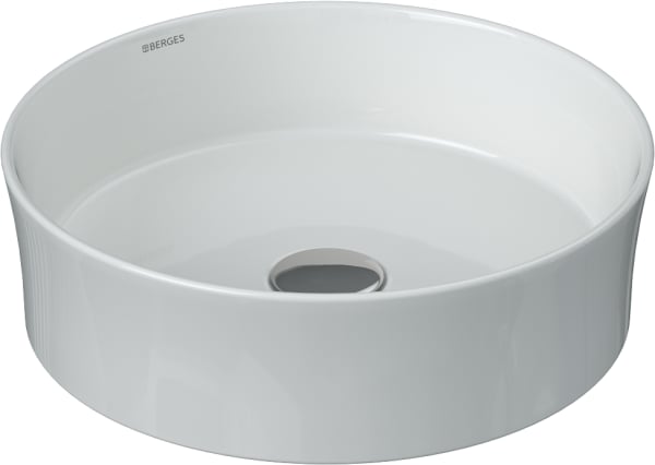 Накладная раковина Berges Ego SL 38 глянцевая белая