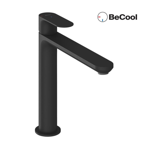 Смеситель для раковины Ravak Eleganta EL 014.21BLM BeCool, матовый черный