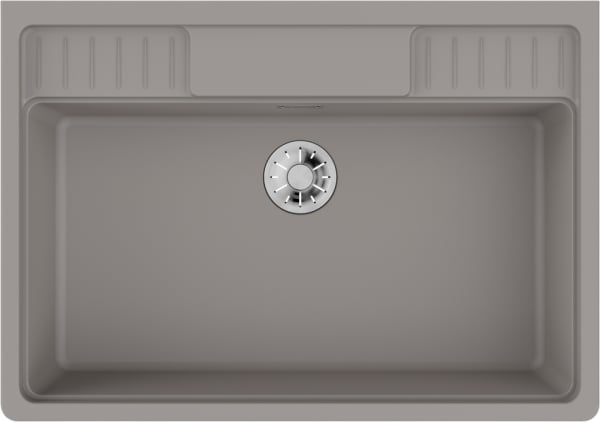 Мойка кухонная Omoikiri Kinokawa 90-GR leningrad grey