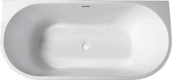 Акриловая ванна Abber 170x80 см, AB9216-1.7MB