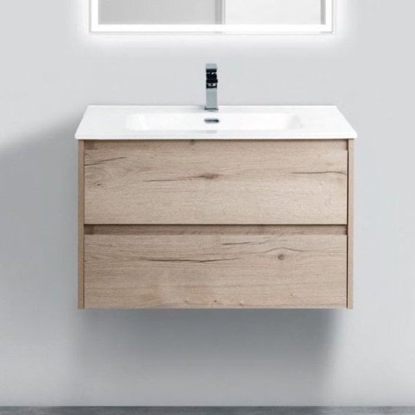 Тумба под раковину без столешницы BelBagno Kraft 90 rovere galifax bianco