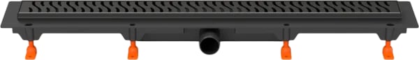 Душевой трап (лоток) MCH Chudej Harmony CH650HC, 65 см, матовый черный