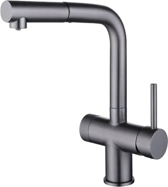 Смеситель для кухни Emar PVD ЕС - 7026 PVD Dark