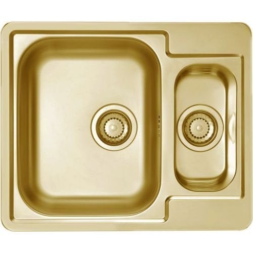 Мойка LINE 50 MONARCH GOLD 615X500  в компл. с выпуском без сифона, ,