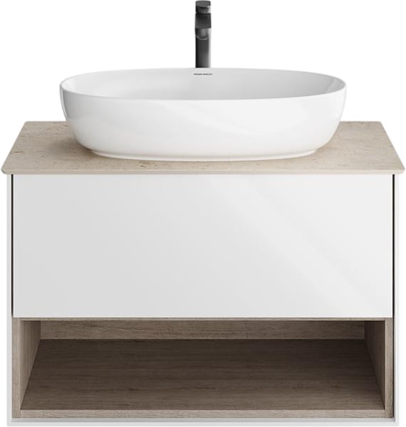 Тумба под раковину без столешницы KERAMA MARAZZI Plaza Modern 80 белая