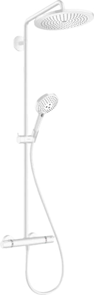 Душевая стойка Hansgrohe Croma Select S 280 1jet 26890700, с термостатом, матовый белый