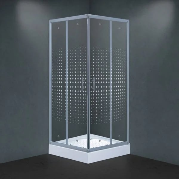 Душевой уголок Timo Viva Lux TL-9002 Romb Glass с поддоном