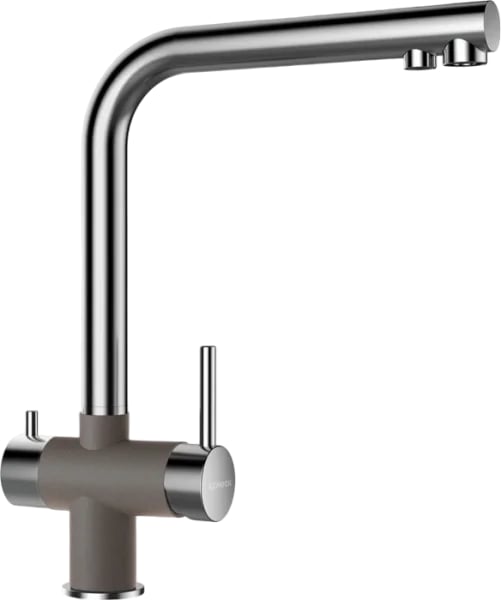 Смеситель для кухни Schock Cristadur Vitus серебристый камень