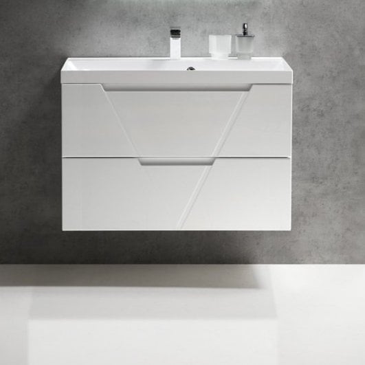 Тумба под раковину без столешницы BelBagno Vittoria 90 bianco lucido