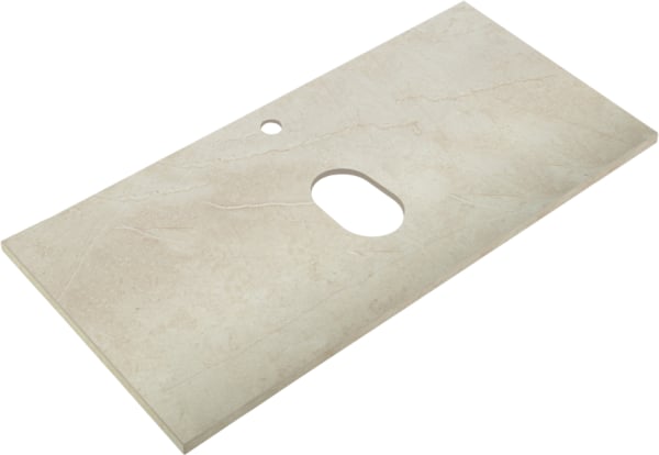 Столешница в ванную под раковину BelBagno KEP-100-MCO marmo crema opaco