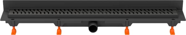 Душевой трап (лоток) MCH Chudej Harmony CH750HC2 75 см, матовый черный
