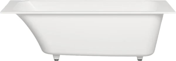 Ванна из искусственного камня Salini Orlanda Kit S-Sense 170x80 см, встраиваемая, белая, на ножках, 